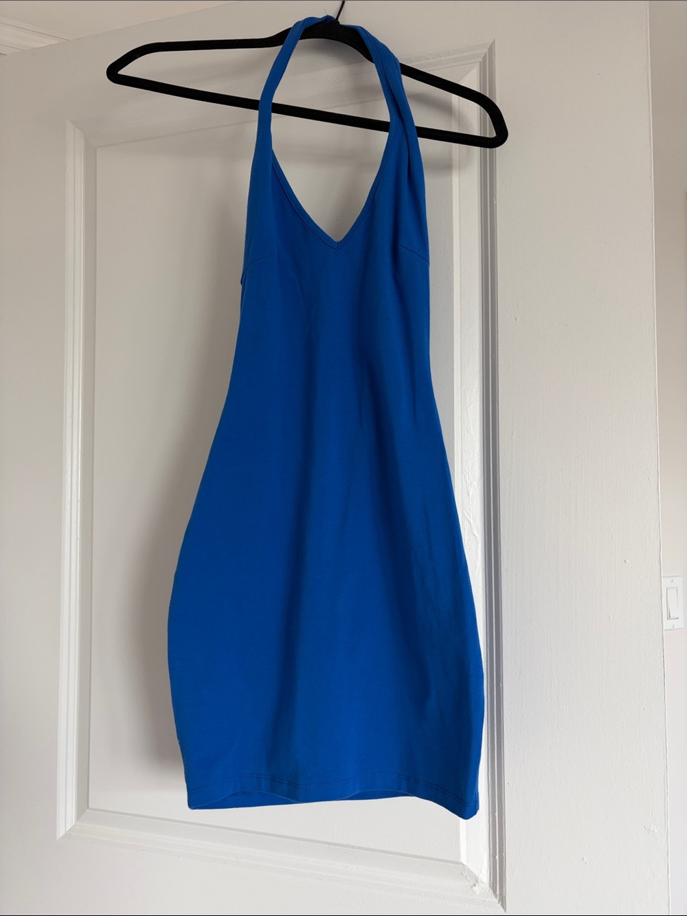 Princess Polly Halter Neck Blue Bodycon Women's Dress